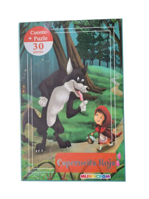 CUENTO + PUZLE 30 PIEZAS CAPERUCITA ROJA