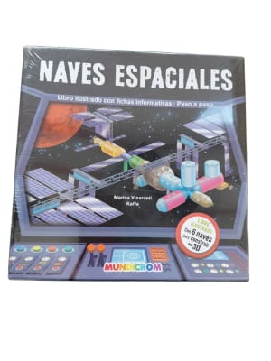 KIT DE CONSTRUCCIÓN NAVES ESPACIALES + LIBRO