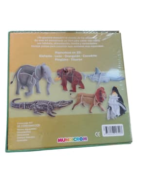 KIT DE CONSTRUCCIÓN ANIMALES + LIBRO