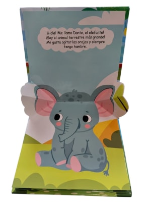 MINI LIBRO POP- UP ANIMALES