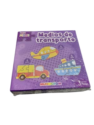 MINI PUZLE MEDIOS DE TRANSPORTE