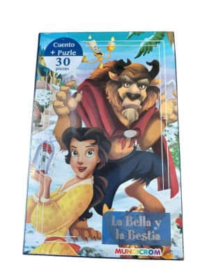 CUENTO + PUZLE 30 PZAS LA BELLA Y LA BESTIA