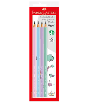 LAPICES GRAFITO PASTEL TRIANGULAR 4UN