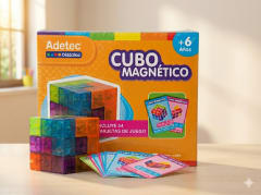 CUBO MAGNETICO CON TARJETAS