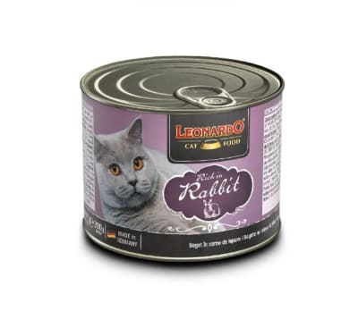 LEONARDO QUALITY SELECTION CONEJO LATA 200 GR1