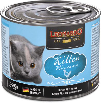 LEONARDO QUALITY SELECTION KITTEN AVE LATA 200 GR1