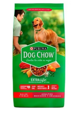 ALIMENTO SECO GRANEL DOG CHOW ADULTO RMYG SALUD VISIBLE SACO 21 KG1