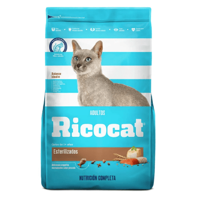ALIMENTO SECO GRANEL RICOCAT ADULTO ESTERILIZADO SACO 15 KG1