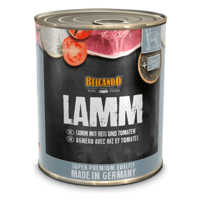 BELCANDO LAMM CORDERO Y ARROZ LATA 800 GR1