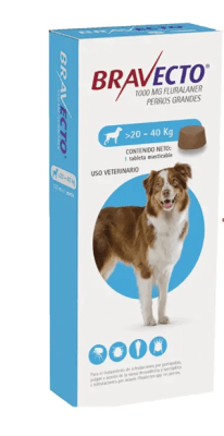 BRAVECTO PERRO 1000 MG (20- 40 KG) X 1 TAB1