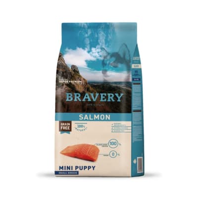 BRAVERY DOG PUPPY MINI SMALL BREEDS SALMON 2 KG1
