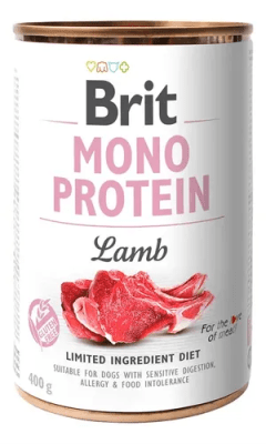 BRIT DOG MONO PROTEIN LAMB LATA 400 GR1