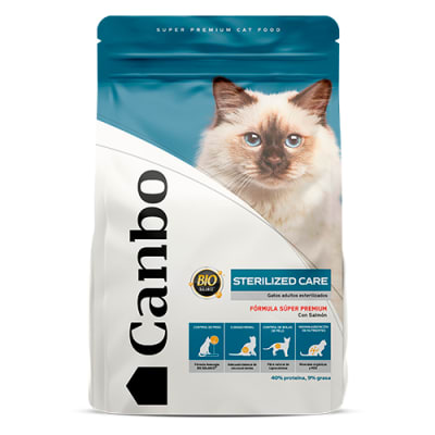 CANBO GATO ADULTO ESTERILIZADO SALMON/ARROZ 1Kg1