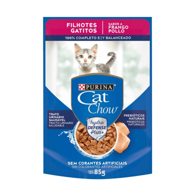 CAT CHOW GATITOS POLLO POUCH 85Gr1