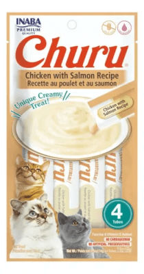CHURU CAT CHICKEN WITH SALMON X4 UND 14 GR - 56 GR1