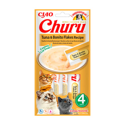 CHURU CAT TUNA/BONITO X4 UND 14 GR - 56 GR1