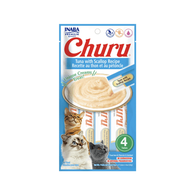 CHURU CAT TUNA/SCALLOP X4 UND 14 GR - 56 GR1