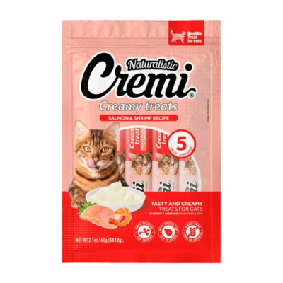 CREMI TREATS SALMON & SHRIMP RECIPE X 5 UNID - 60 GR1