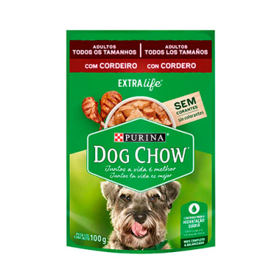 DOG CHOW ADULTO PICNIC DE CORDERO POUCH 100Gr1