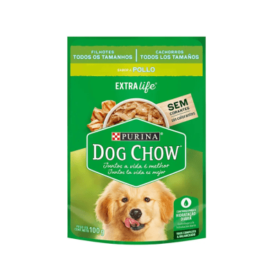 DOG CHOW CACHORRO POLLO POUCH 100 Gr1