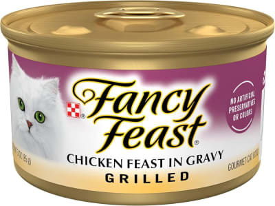 FANCY FEAST GATO ADULTO GRILLED LOVERS CHICKEN LATA 85 Gr1