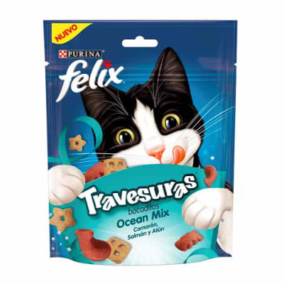 FELIX TRAVESURAS OCEAN CAMARON/SALMON/ATUN MIX 60Gr1
