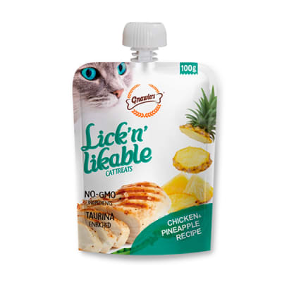 GNAWLERS CAT LICK' N' LIKABLE POLLO Y PIÑA 100 GR1
