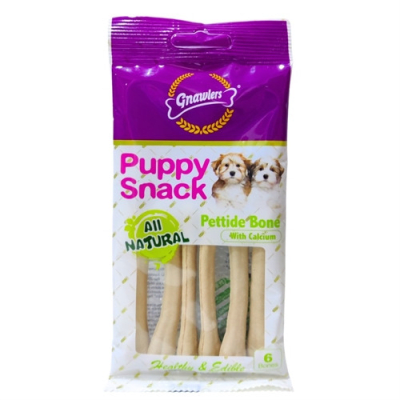 GNAWLERS PUPPY SNACK PETTIDE BONE 40GR1