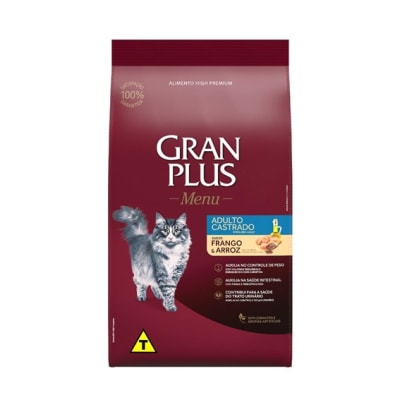 GRANPLUS GATO ADULTO CASTRADO FRANGO Y ARROZ 3 KG1
