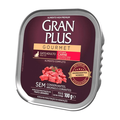 GRANPLUS GATO ADULTO GOURMET CARNE 150 GR1