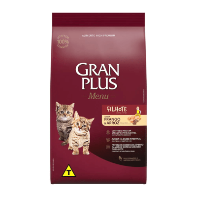 GRANPLUS GATO FILHOTE FRANGO Y ARROZ 3 KG1