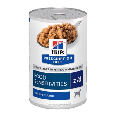 HILLS PD CANINE Z/D (SENSIBILIDAD ALIMENTARIA) LATA 369Gr1