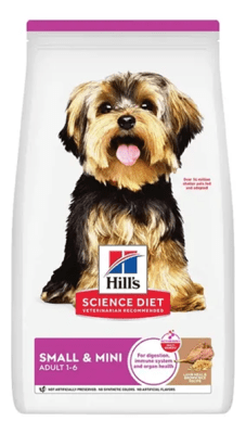 HILLS SD CANINE ADULT 1-6 SMALL & MINI CORDERO/ARROZ 2Kg1