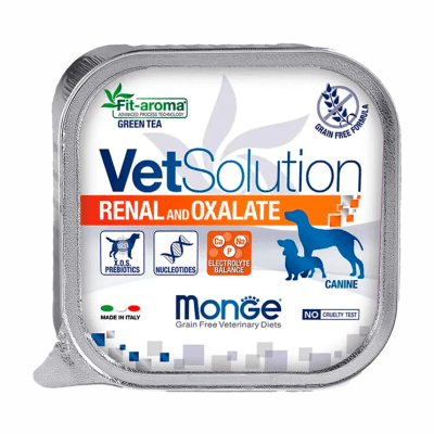 MONGE VET SOLUTION CANINE RENAL & OXALATE 150 GR1