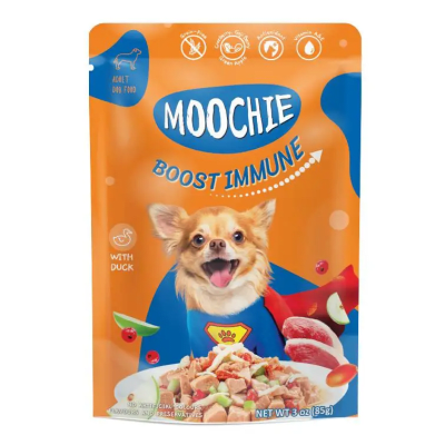 MOOCHIE PERRO BENEFIT BOOST INMUNE SACHET 85 GR1