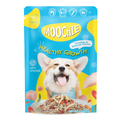 MOOCHIE PERRO BENEFIT HEALTHY GROWTH SACHET 85 GR1