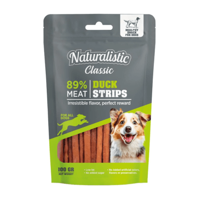 NATURALISTIC DOG DUCK STRIPS 100 GR1