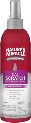 NATURE'S MIRACLE ADVANCED PLATINUM CAT SCRATCH DETERRENT SPRAY 236 ML1