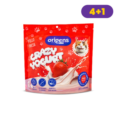 ORIGENS CRAZY YOGURT POLLO Y FRESA X 20 UND1