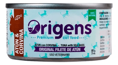 ORIGENS GATO ADULTO ATUN & CORVINA LATA 85 Gr1