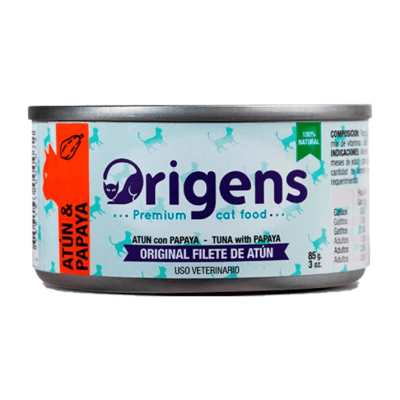 ORIGENS GATO ADULTO ATUN & PAPAYA LATA 85 Gr1