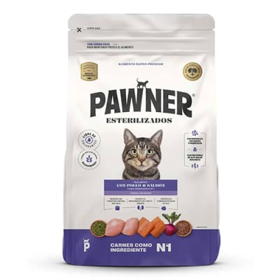 PAWNER GATO ESTERILIZADO POLLO Y SALMON 1 KG1