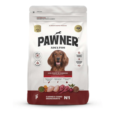 PAWNER PERRO ADULTO RMYG POLLO Y CORDERO 1 KG1