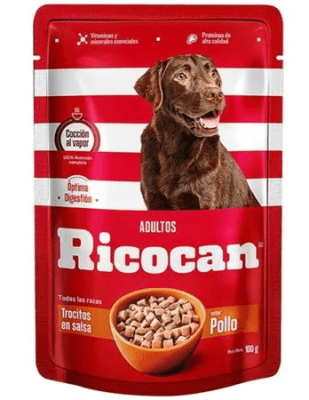 RICOCAN ADULTO POLLO SACHET 100 GR1