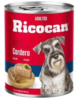 RICOCAN PATE CORDERO LATA 330 GR1