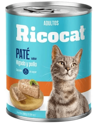 RICOCAT PATE HIGADO Y POLLO LATA 330 GR1