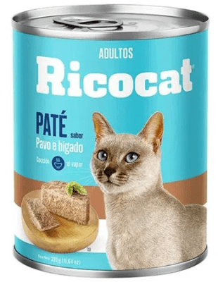 RICOCAT PATE PAVO E HIGADO LATA 330 GR1