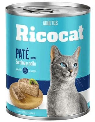 RICOCAT PATE SARDINA Y POLLO LATA 330 GR1