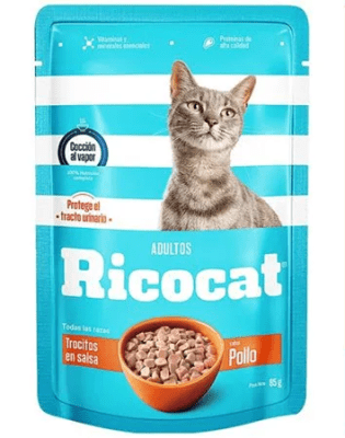RICOCAT POLLO SACHET 85 GR1
