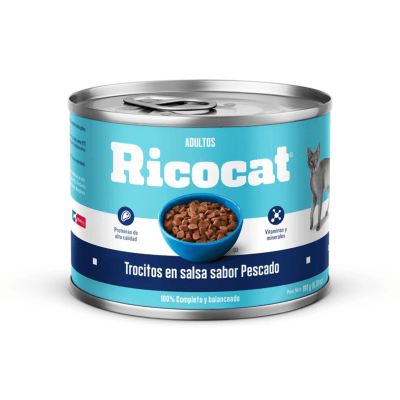 RICOCAT TROCITOS EN SALSA PESCADO LATA 190 GR1